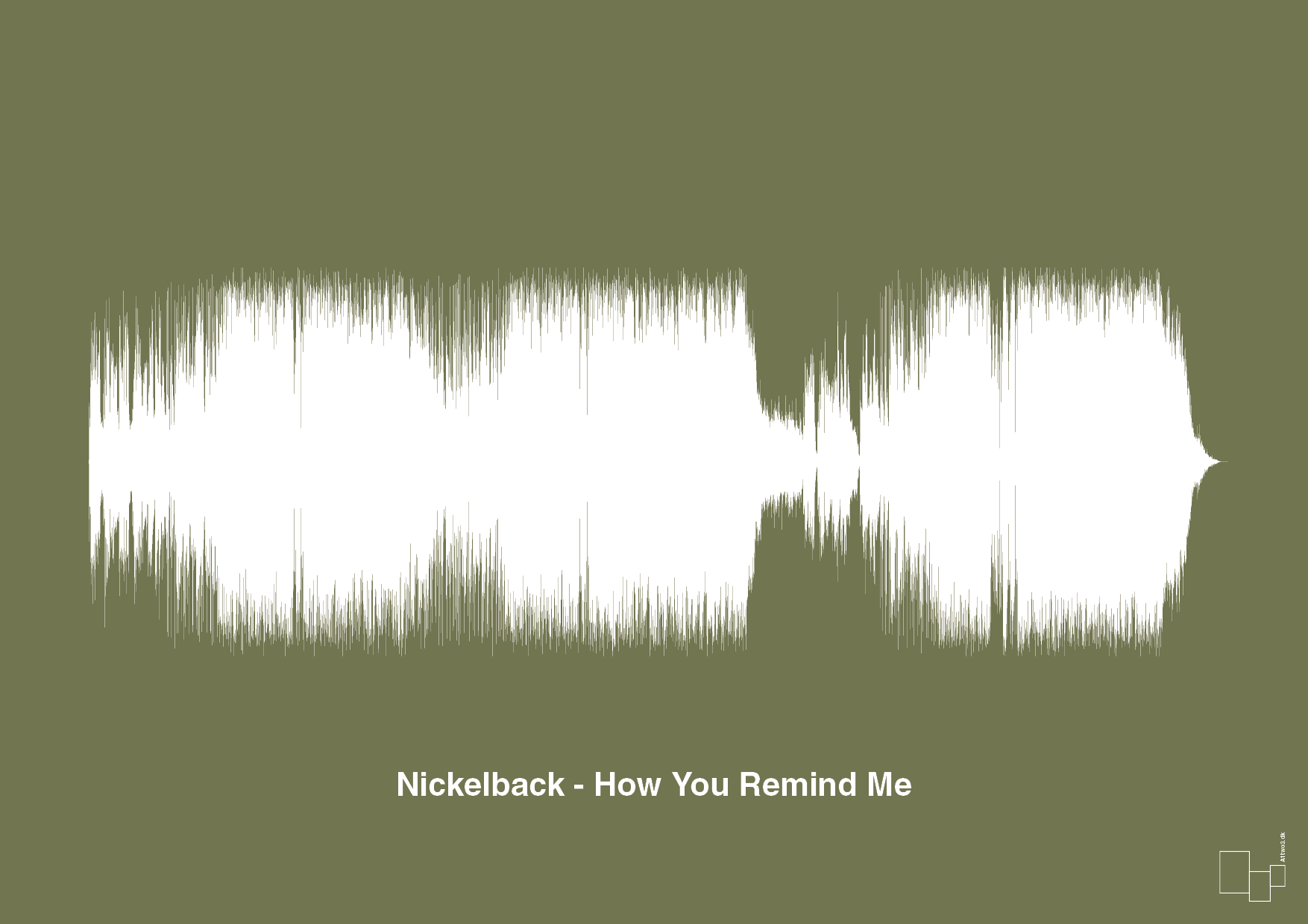nickelback - how you remind me - Plakat med Musik i Secret Meadow