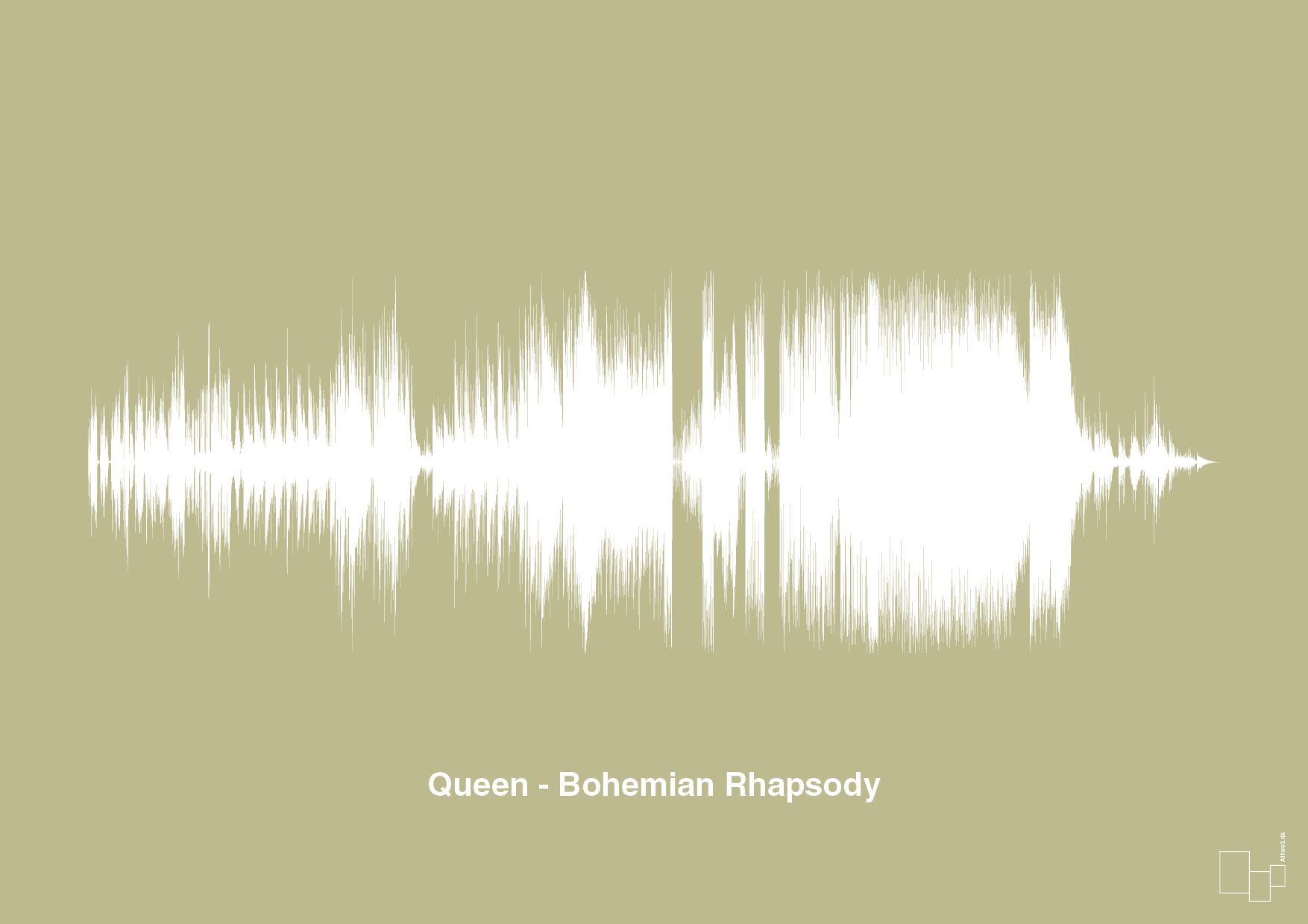 queen - bohemian rhapsody - Plakat med Musik i Back to Nature