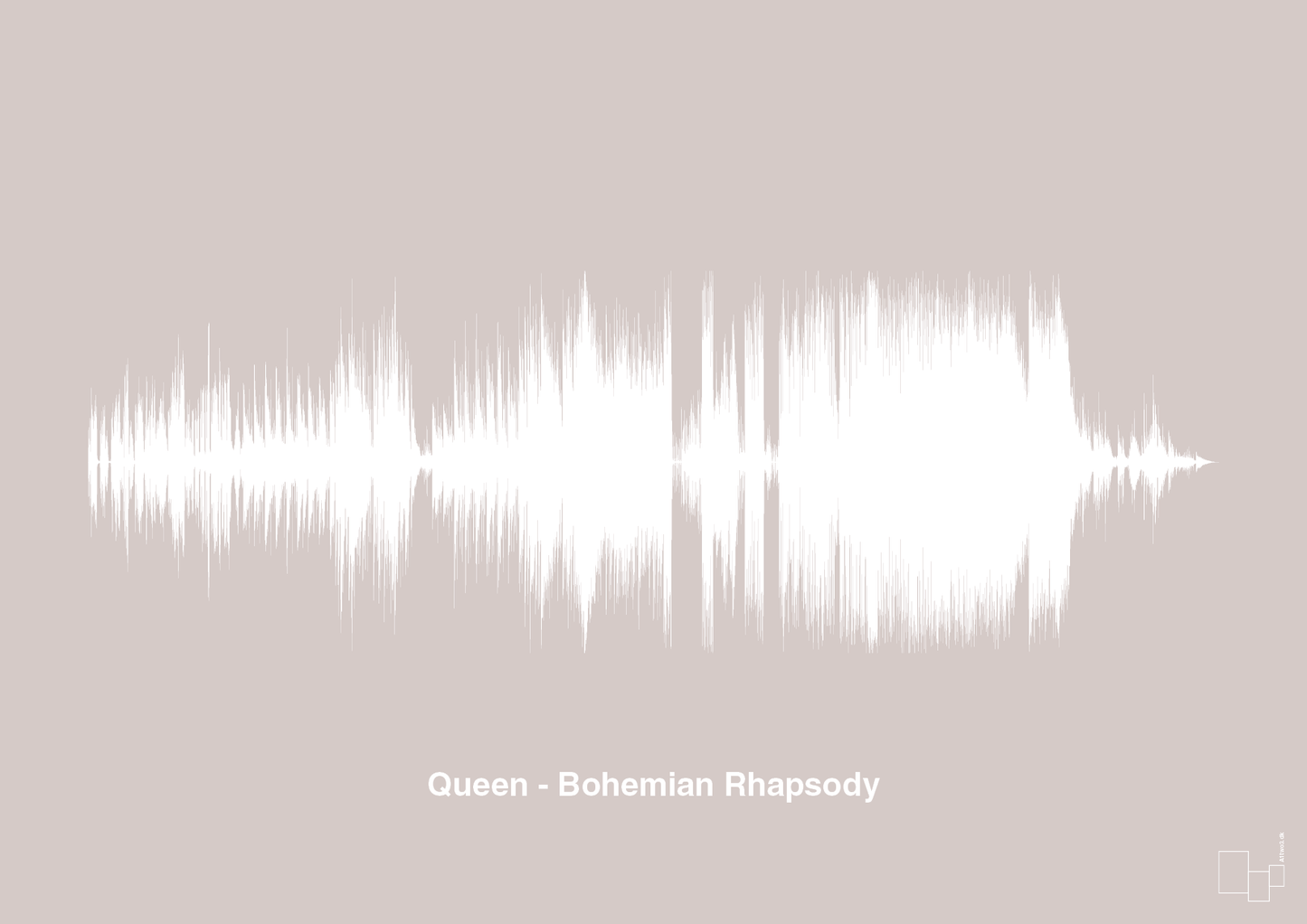 queen - bohemian rhapsody - Plakat med Musik i Broken Beige