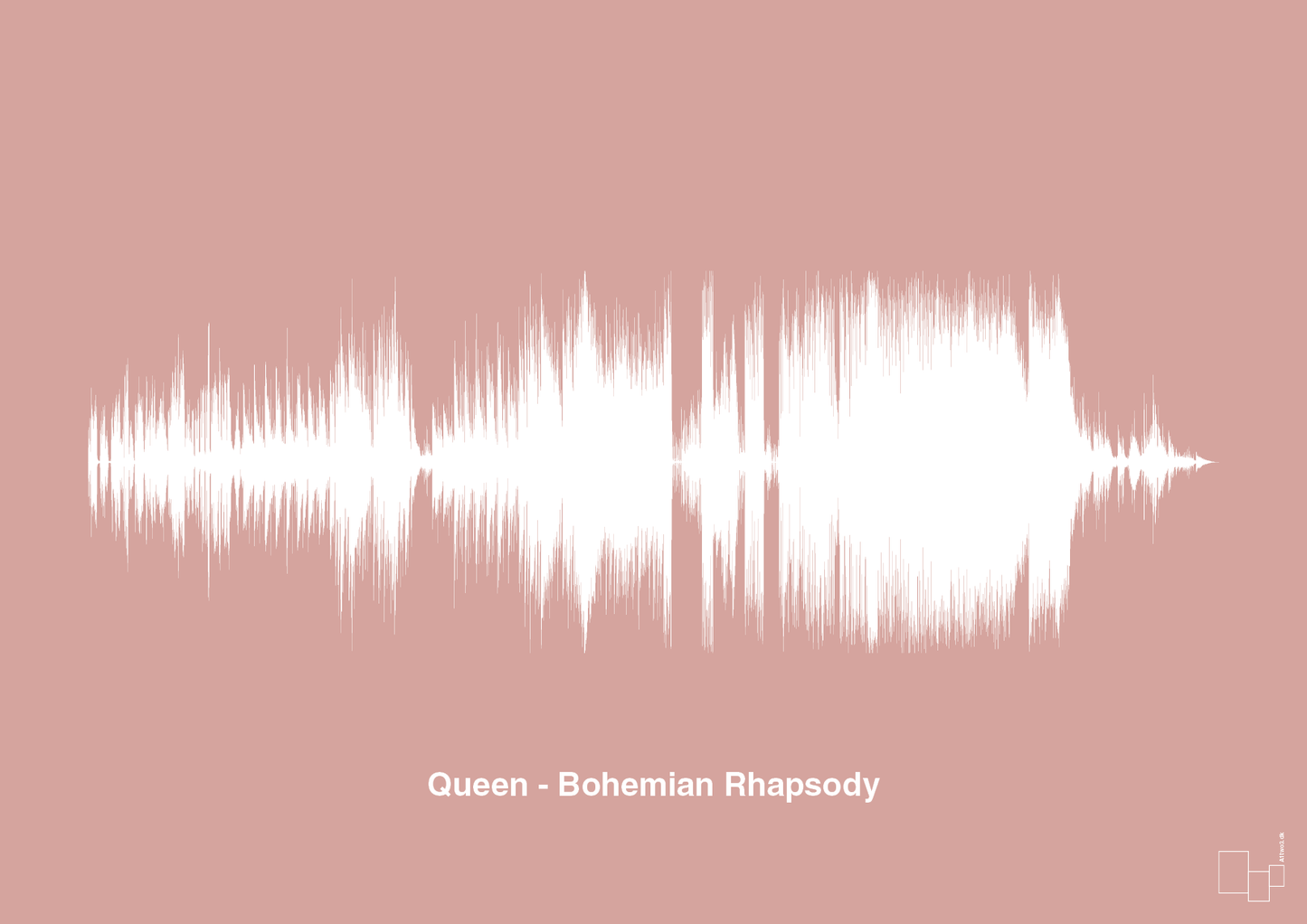 queen - bohemian rhapsody - Plakat med Musik i Bubble Shell