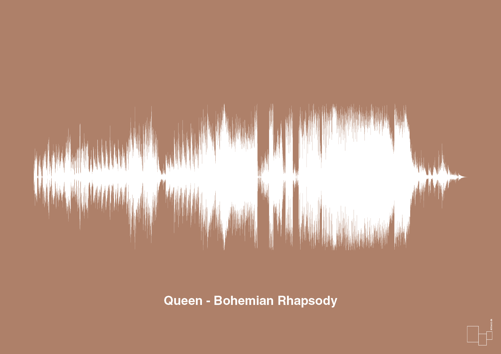 queen - bohemian rhapsody - Plakat med Musik i Cider Spice