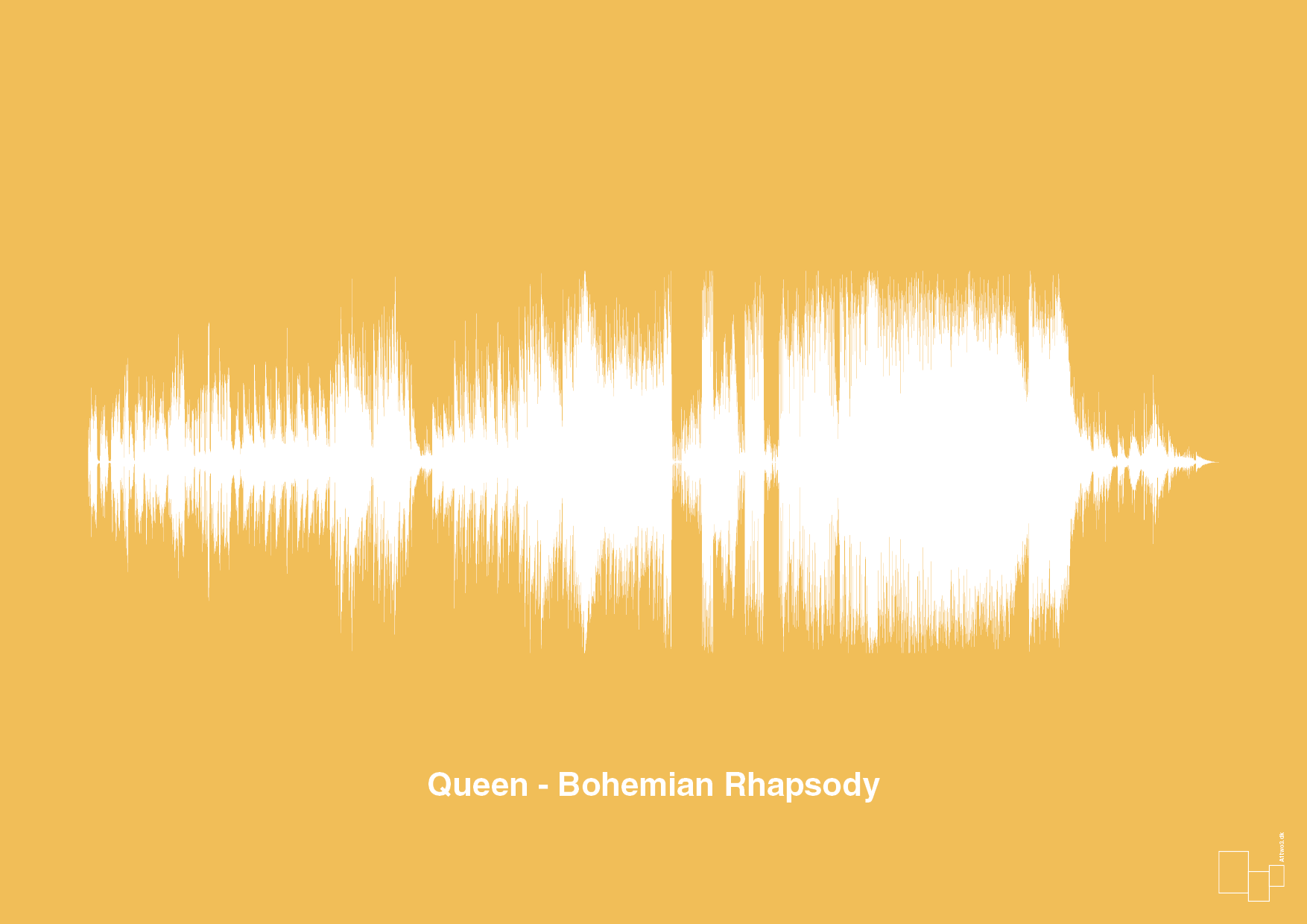 queen - bohemian rhapsody - Plakat med Musik i Honeycomb