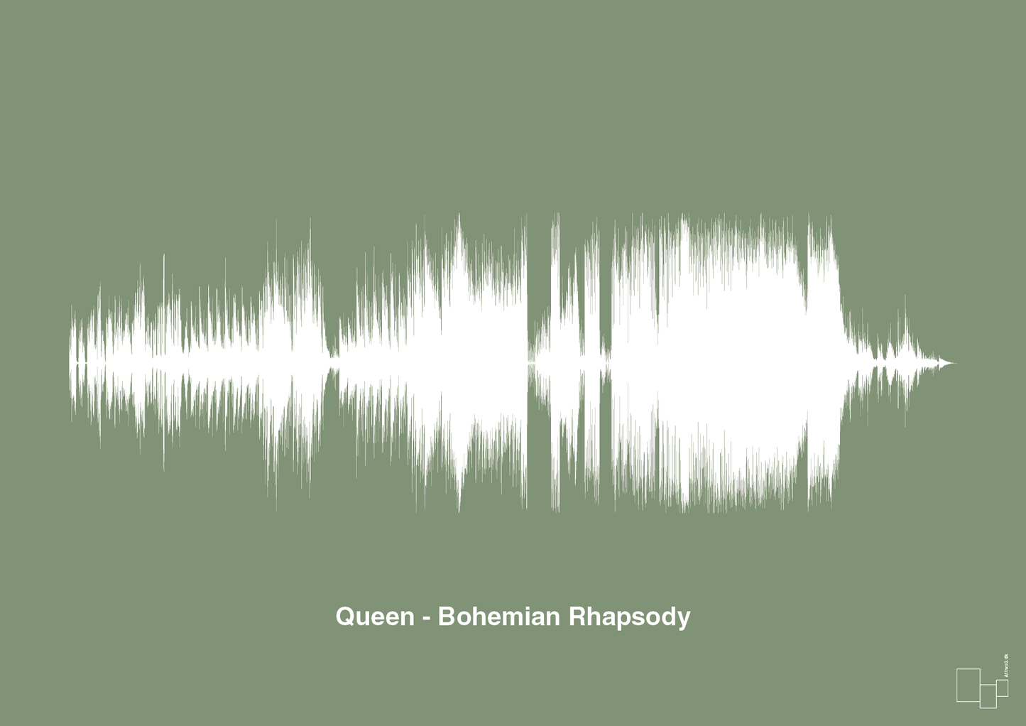 queen - bohemian rhapsody - Plakat med Musik i Jade