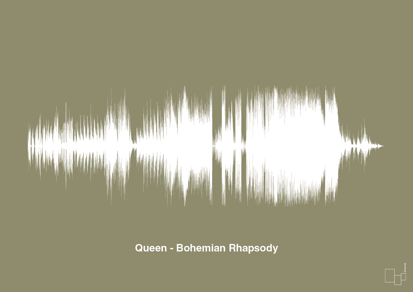 queen - bohemian rhapsody - Plakat med Musik i Misty Forrest