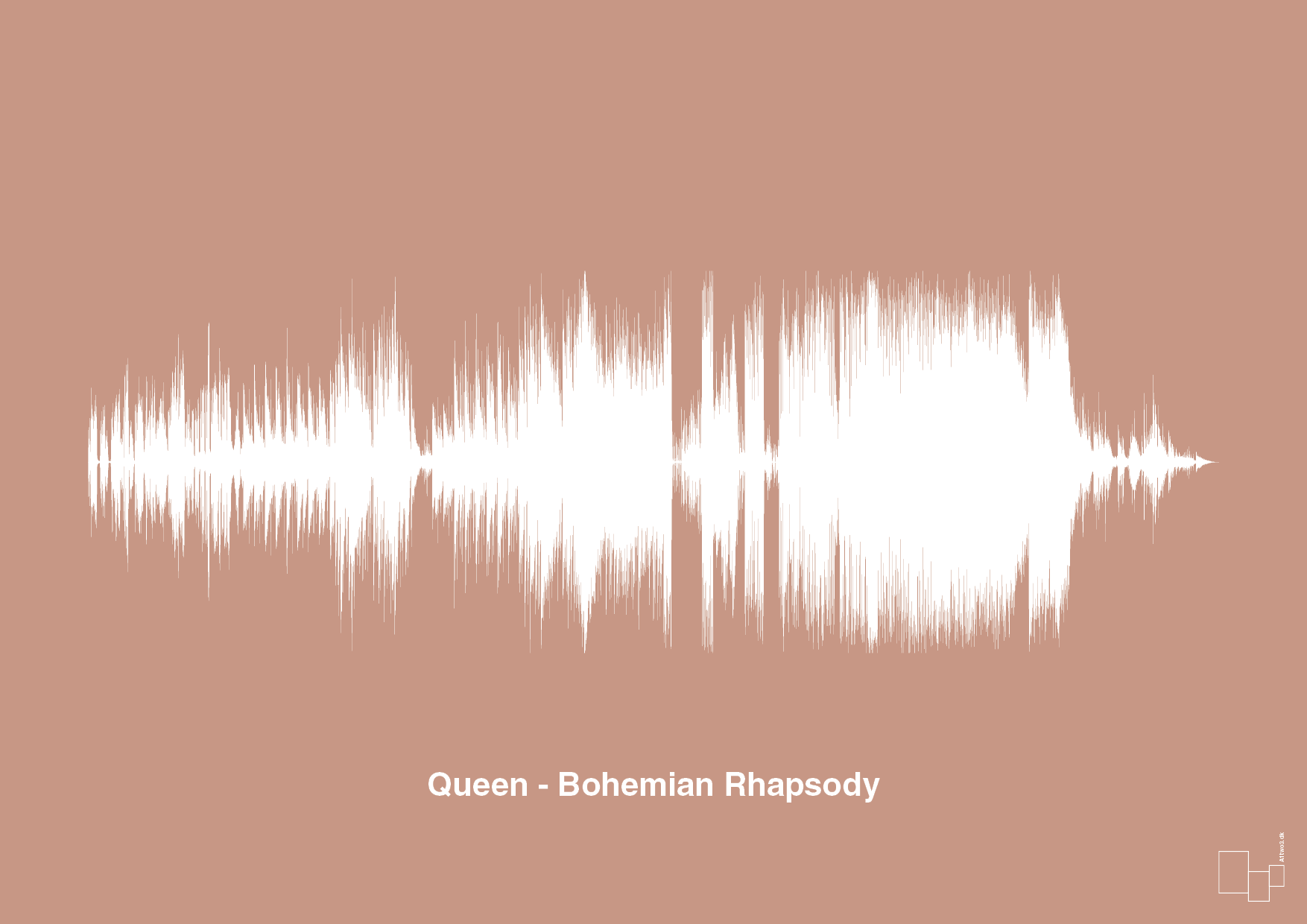 queen - bohemian rhapsody - Plakat med Musik i Powder