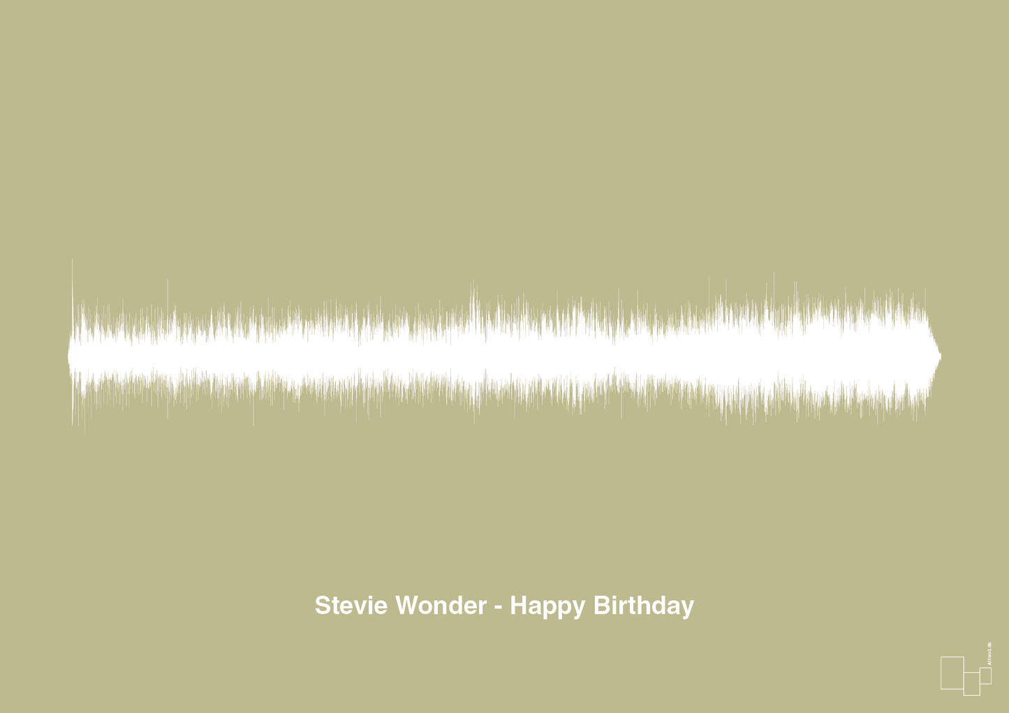 stevie wonder - happy birthday - Plakat med Musik i Back to Nature