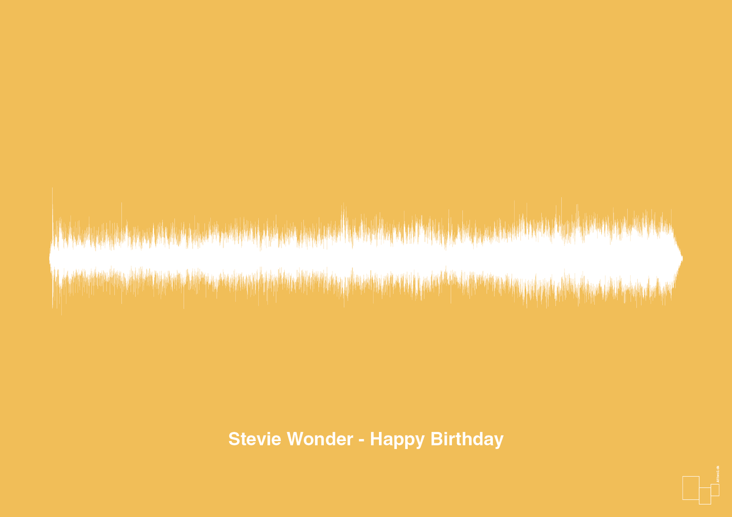 stevie wonder - happy birthday - Plakat med Musik i Honeycomb