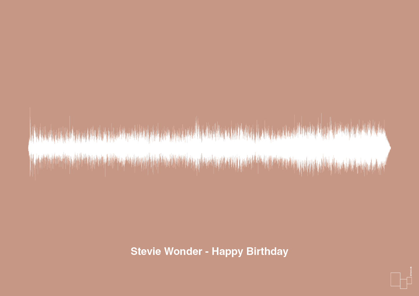 stevie wonder - happy birthday - Plakat med Musik i Powder