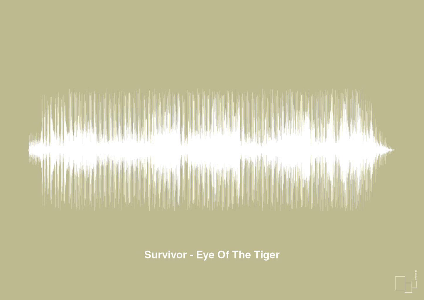 survivor - eye of the tiger - Plakat med Musik i Back to Nature