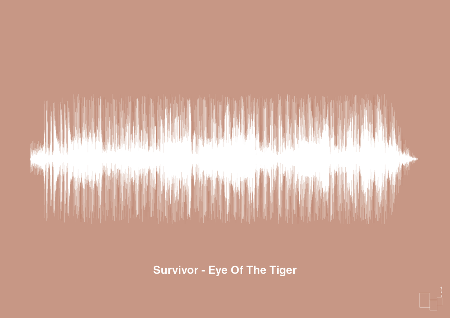 survivor - eye of the tiger - Plakat med Musik i Powder