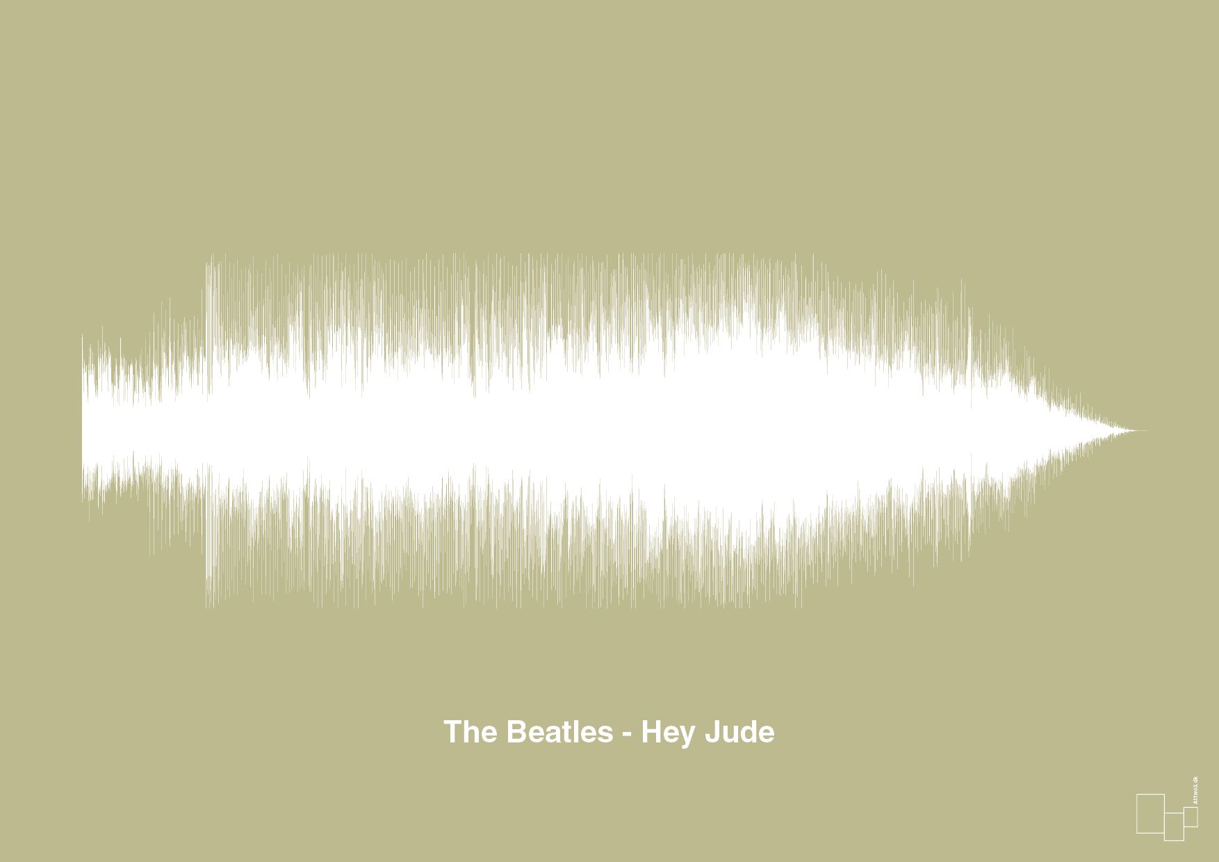 the beatles - hey jude - Plakat med Musik i Back to Nature