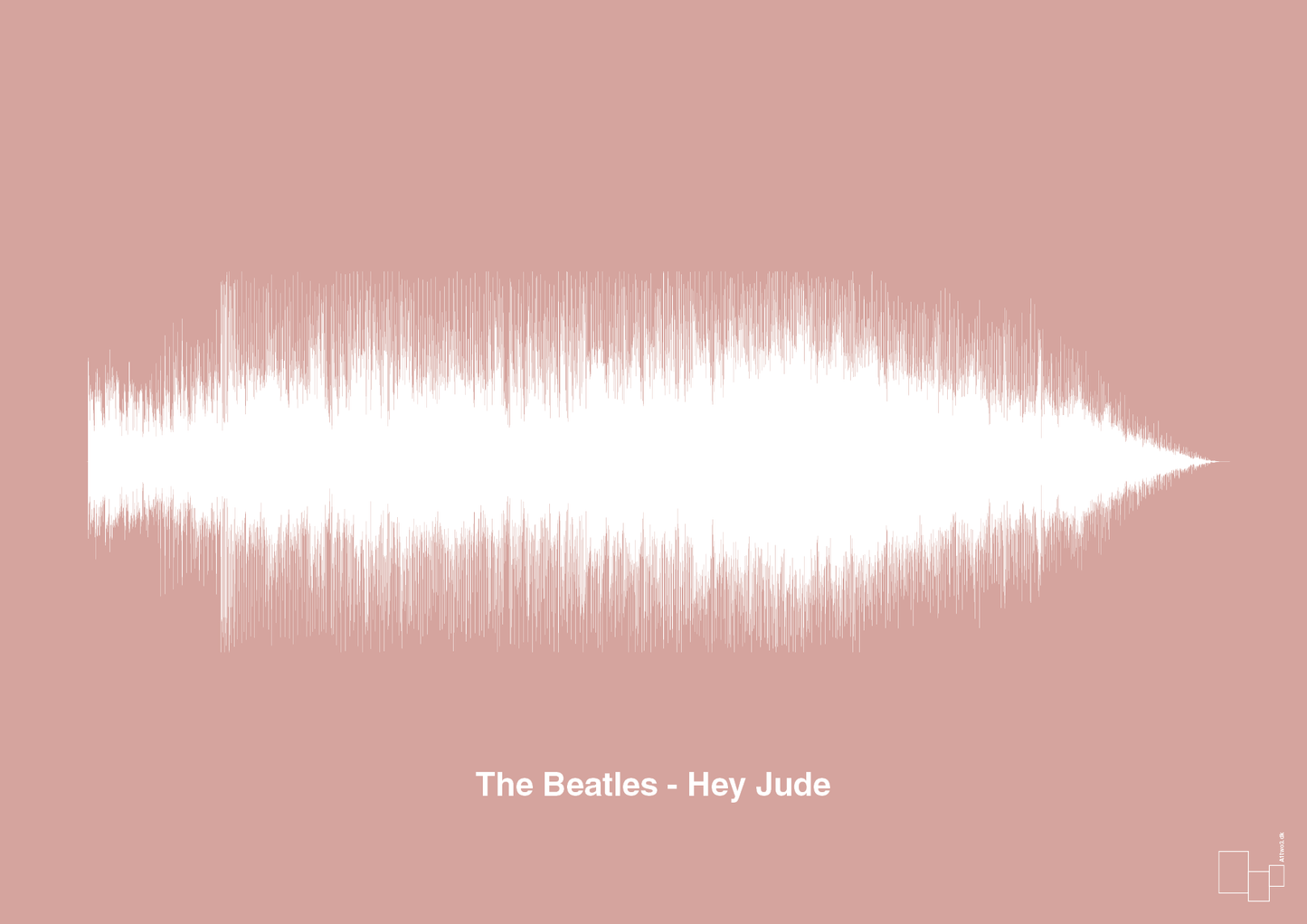 the beatles - hey jude - Plakat med Musik i Bubble Shell