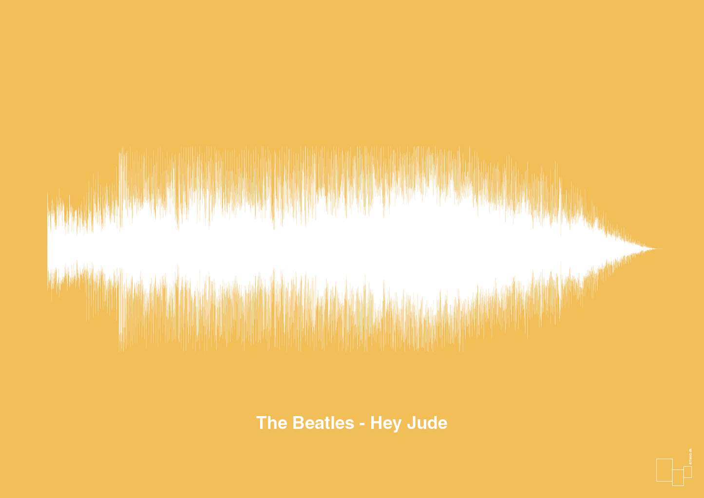 the beatles - hey jude - Plakat med Musik i Honeycomb