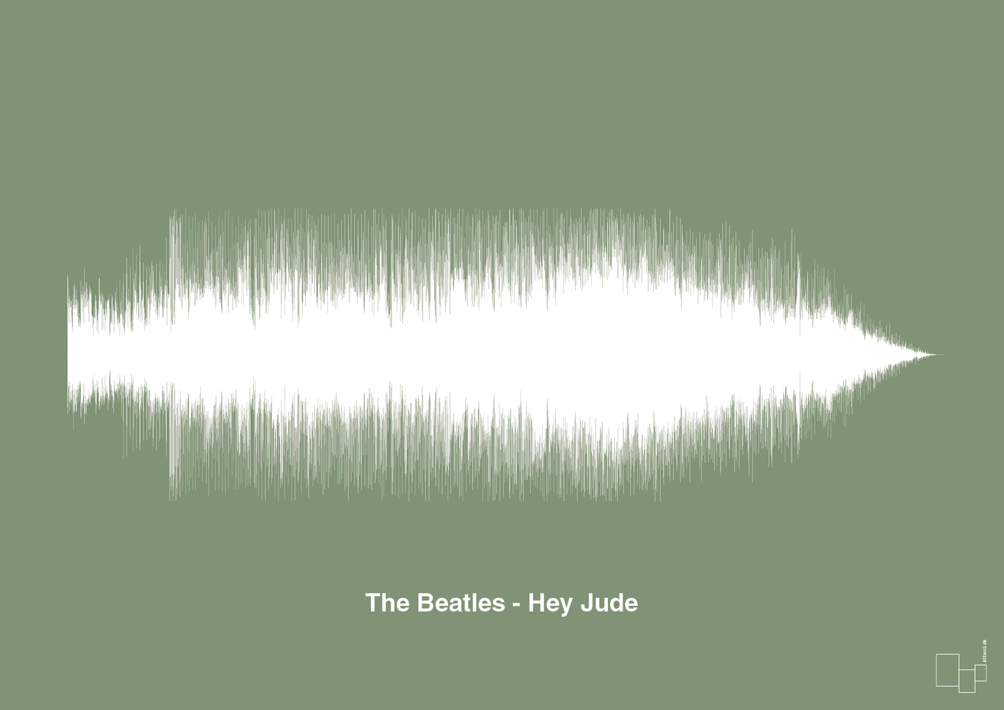the beatles - hey jude - Plakat med Musik i Jade