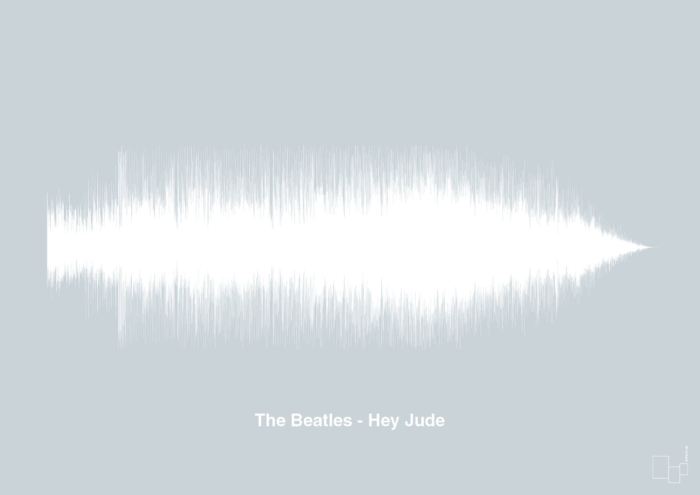 the beatles - hey jude - Plakat med Musik i Light Drizzle