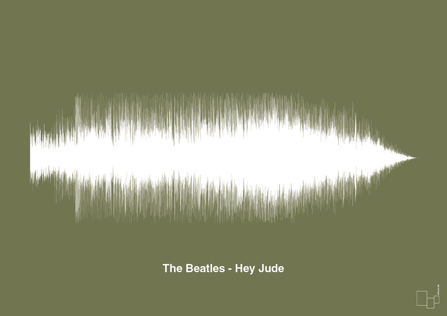 the beatles - hey jude - Plakat med Musik i Secret Meadow