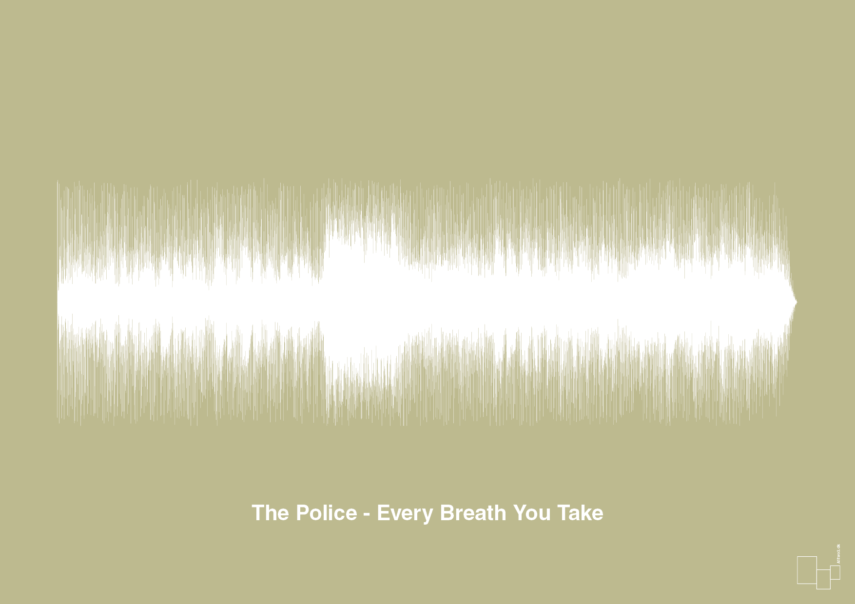 the police - every breath you take - Plakat med Musik i Back to Nature
