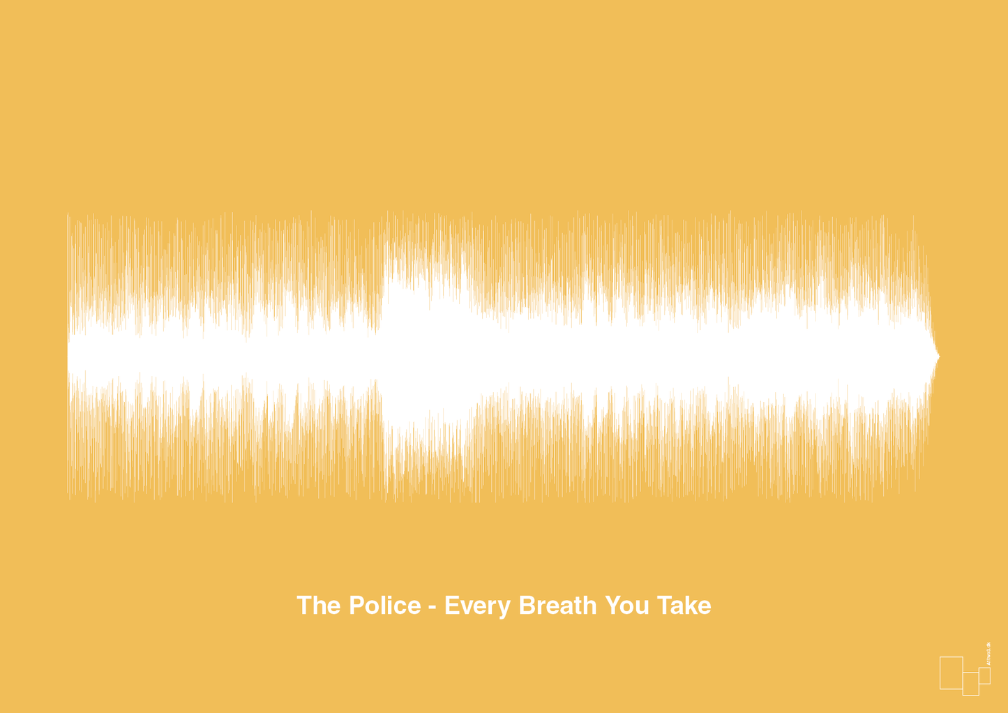 the police - every breath you take - Plakat med Musik i Honeycomb