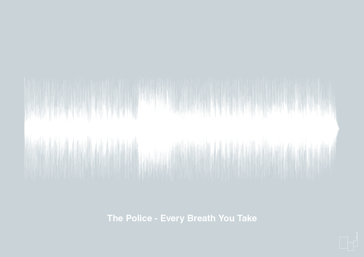 the police - every breath you take - Plakat med Musik i Light Drizzle