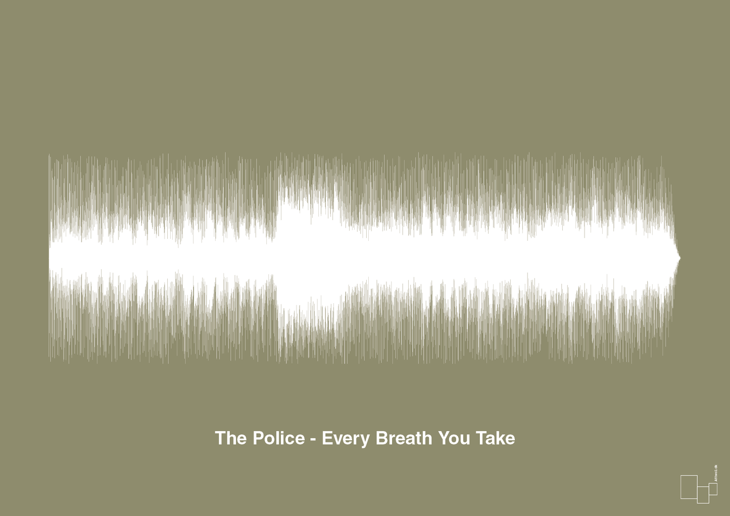 the police - every breath you take - Plakat med Musik i Misty Forrest