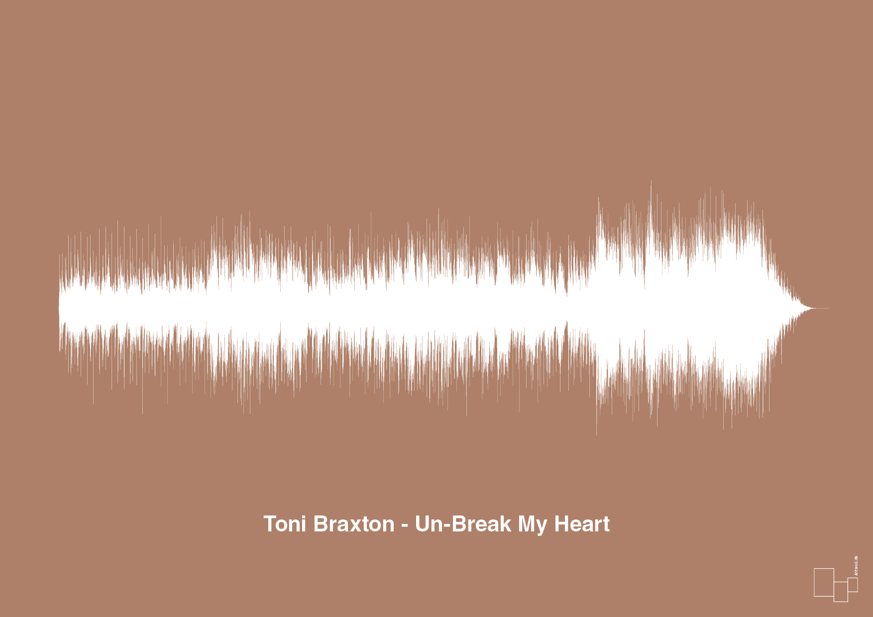 toni braxton - un-break my heart - Plakat med Musik i Cider Spice