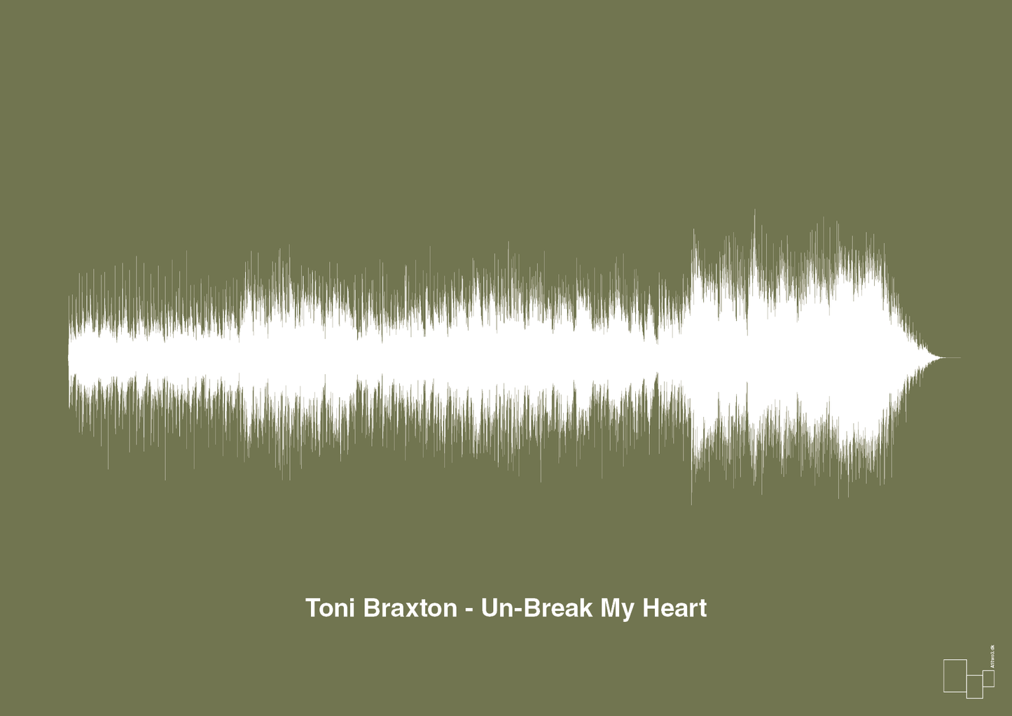toni braxton - un-break my heart - Plakat med Musik i Secret Meadow