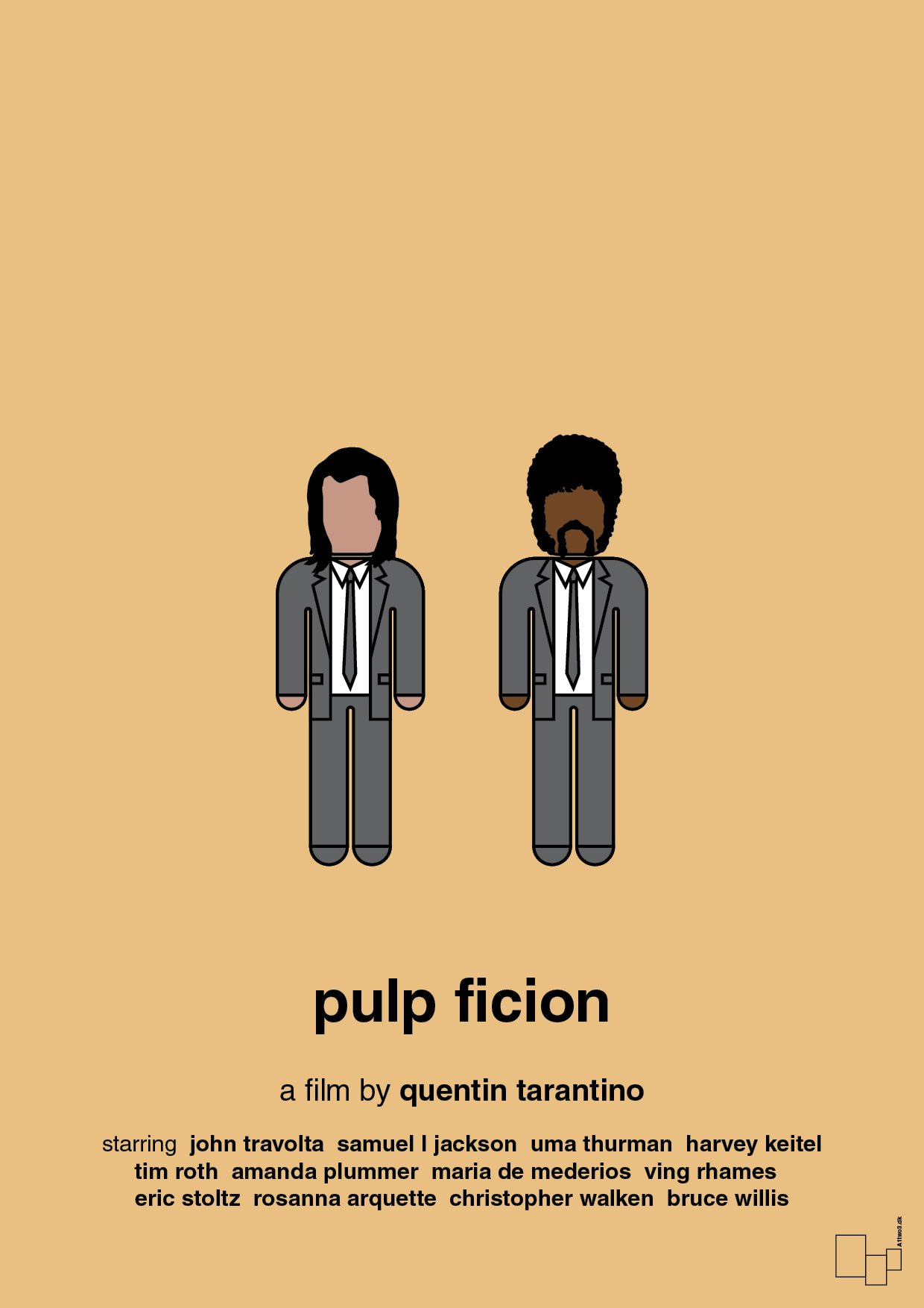 pulp fiction - Plakat med Film & TV i Charismatic