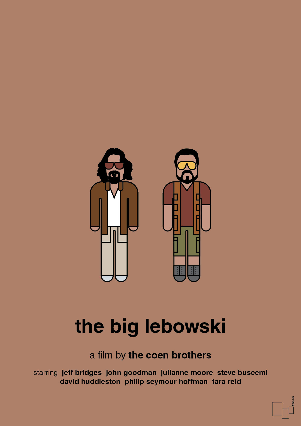 the big lebowski - Plakat med Film & TV i Cider Spice