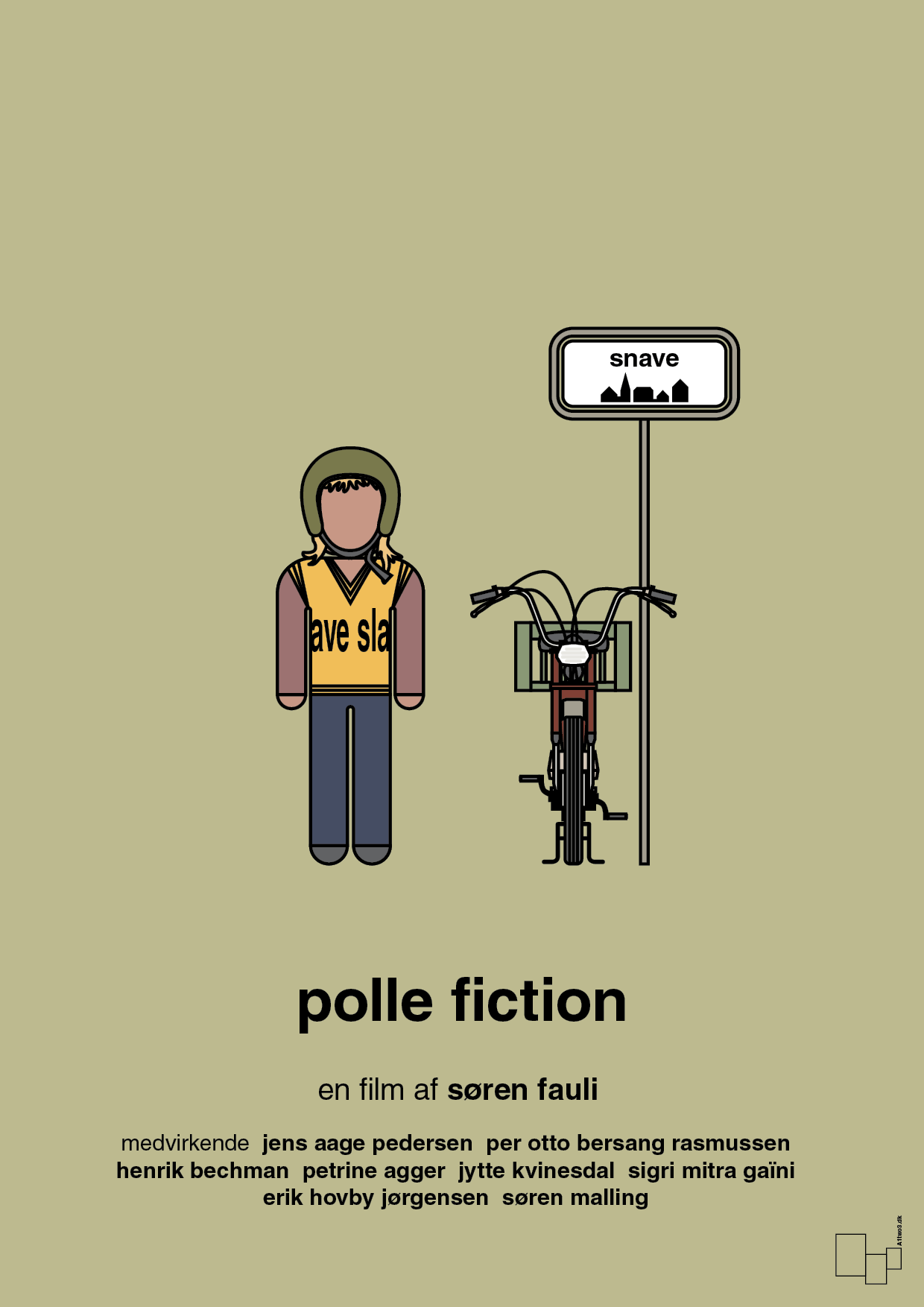 polle fiction - Plakat med Film & TV i Back to Nature